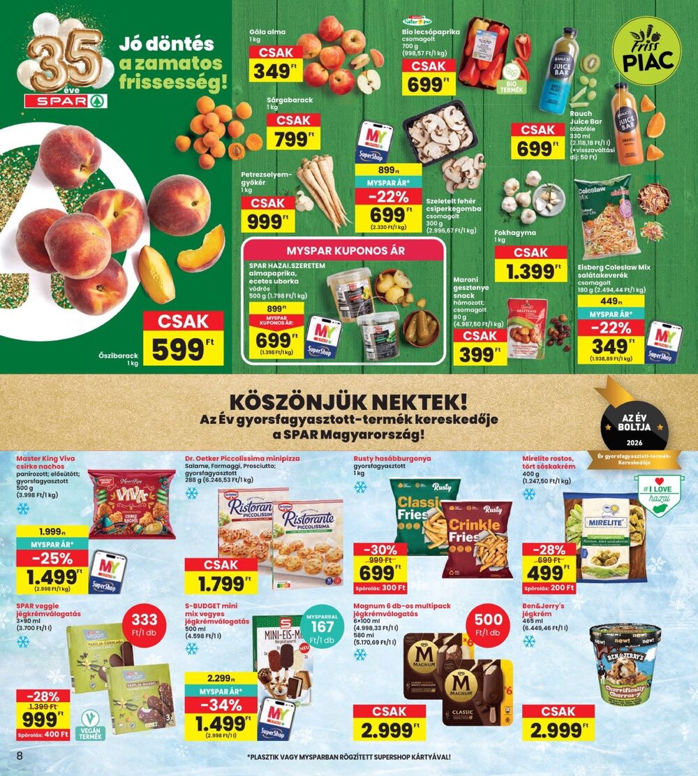 Interspar akciós újság 2026.08.27-től - 8. oldal.
