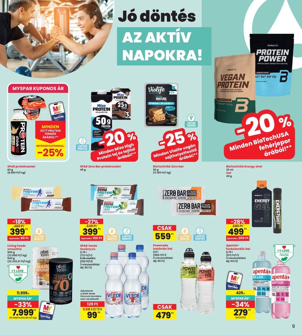 Interspar akciós újság 2026.08.27-től - 9. oldal.