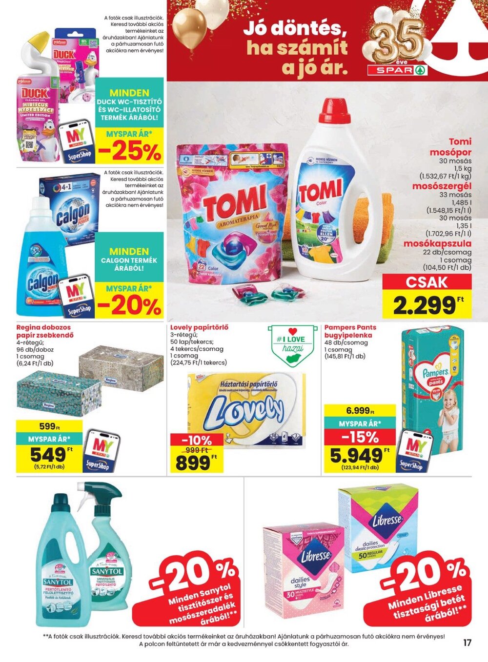 Spar akciós újság 2026.08.27-től - 17. oldal.