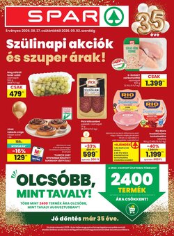 Spar akciós újság 2026.08.27-től