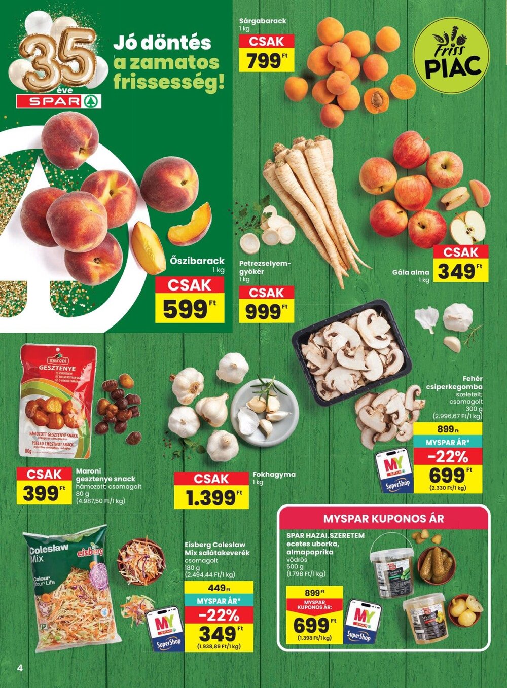 Spar akciós újság 2026.08.27-től - 4. oldal.