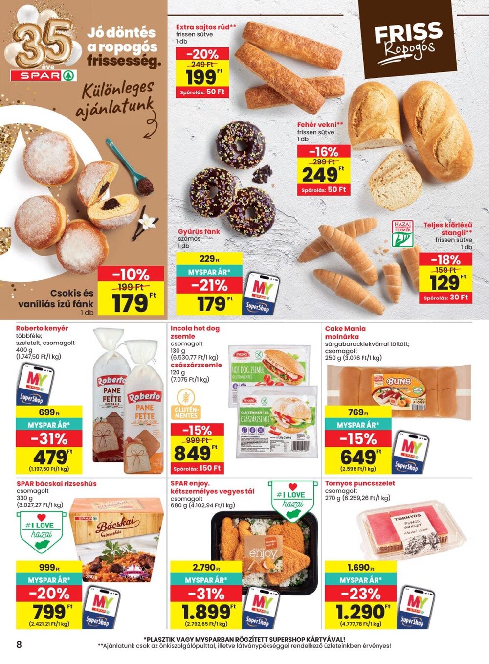 Spar akciós újság 2026.08.27-től - 8. oldal.