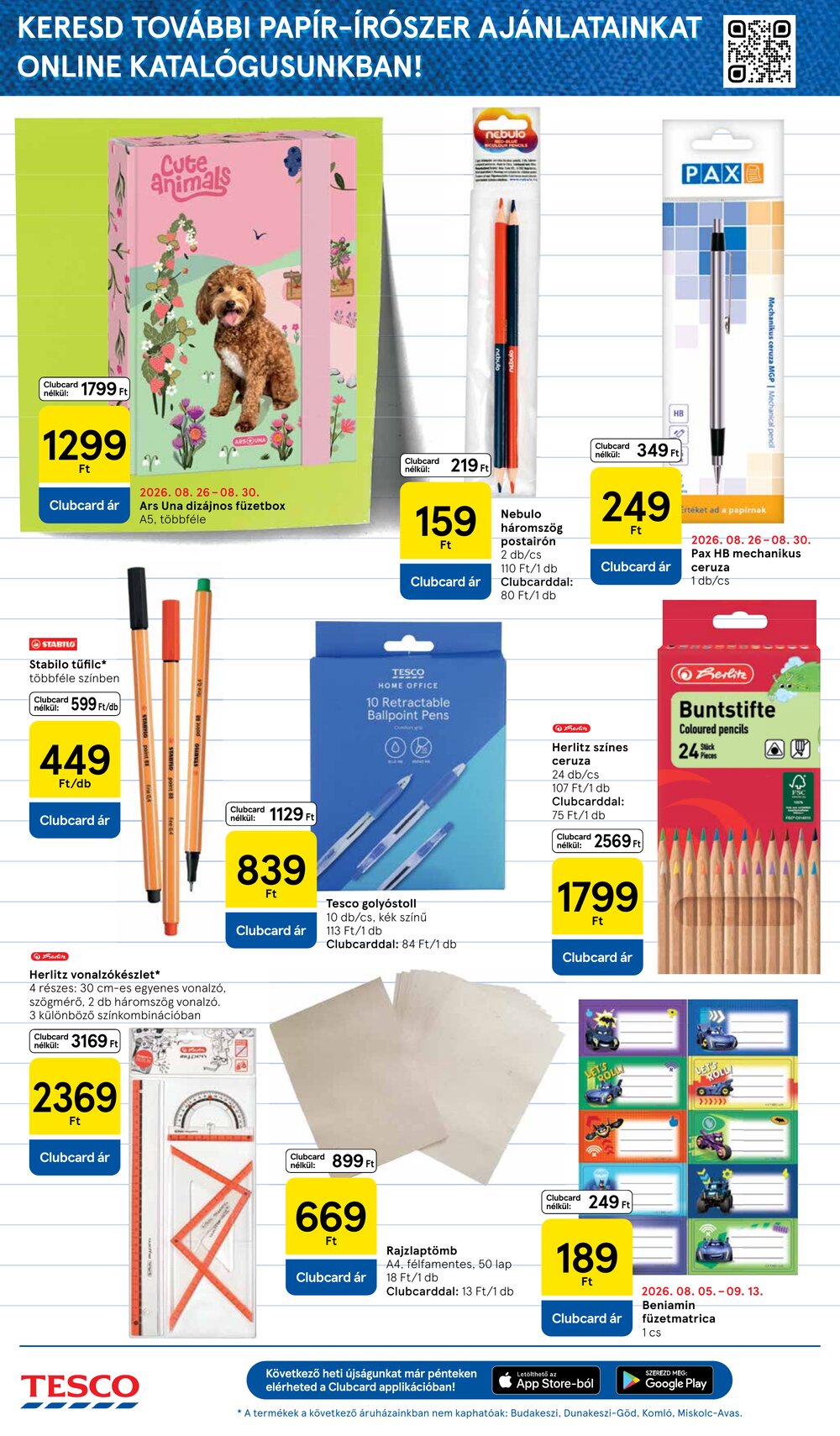 Tesco akciós újság 2026.08.27-től - 14. oldal.