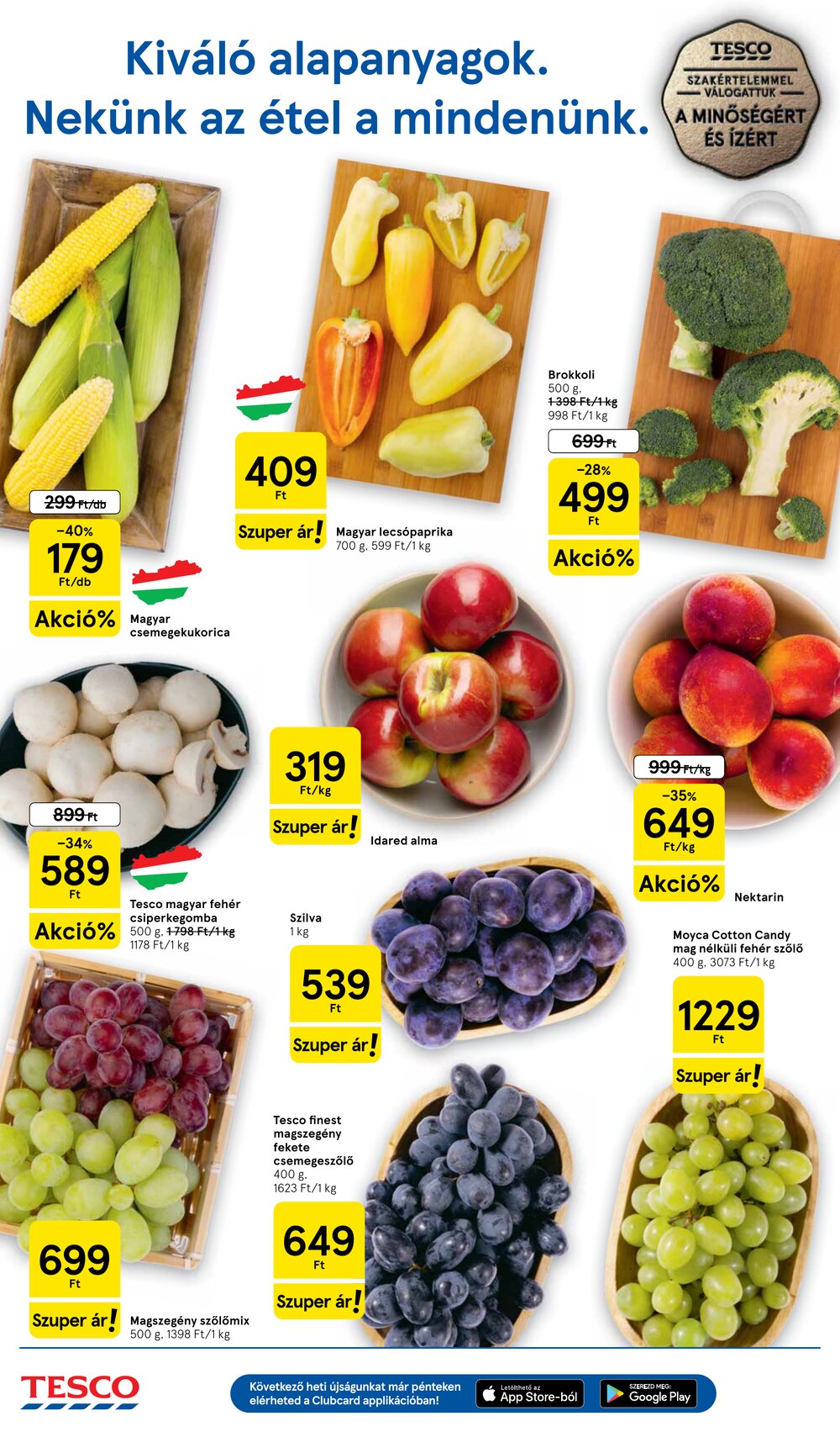 Tesco akciós újság 2026.08.27-től - 2. oldal.