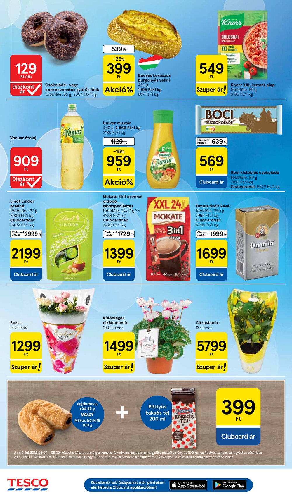 Tesco akciós újság 2026.08.27-től - 6. oldal.