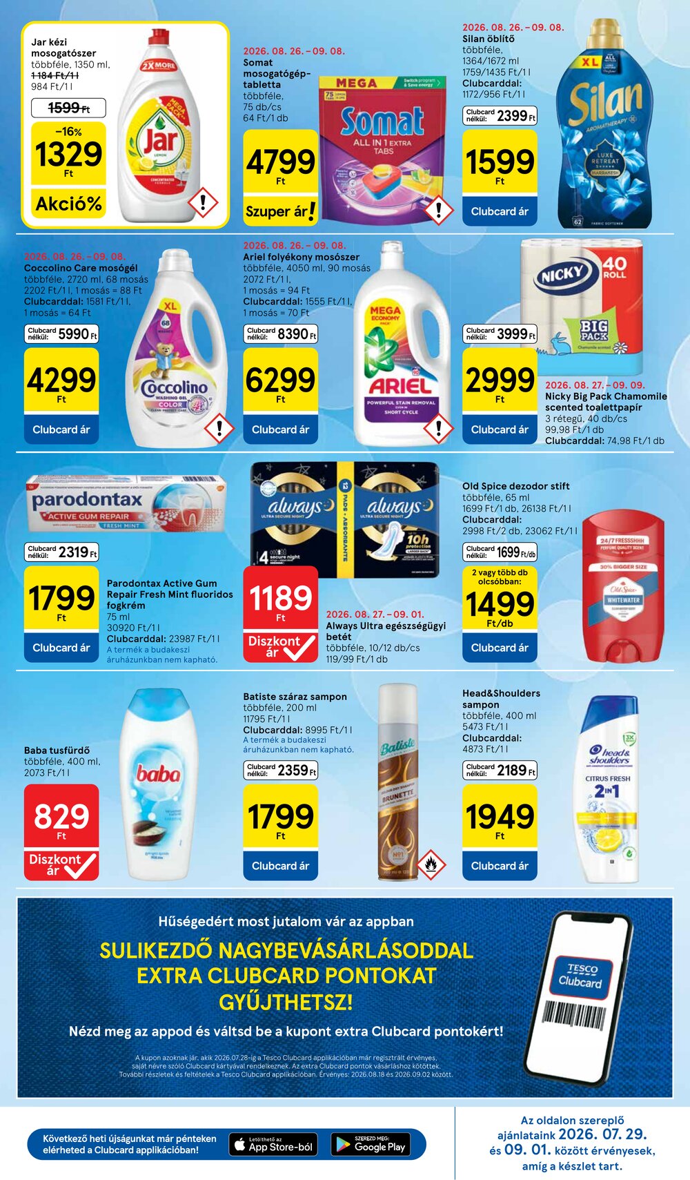 Tesco akciós újság 2026.08.27-től - 9. oldal.