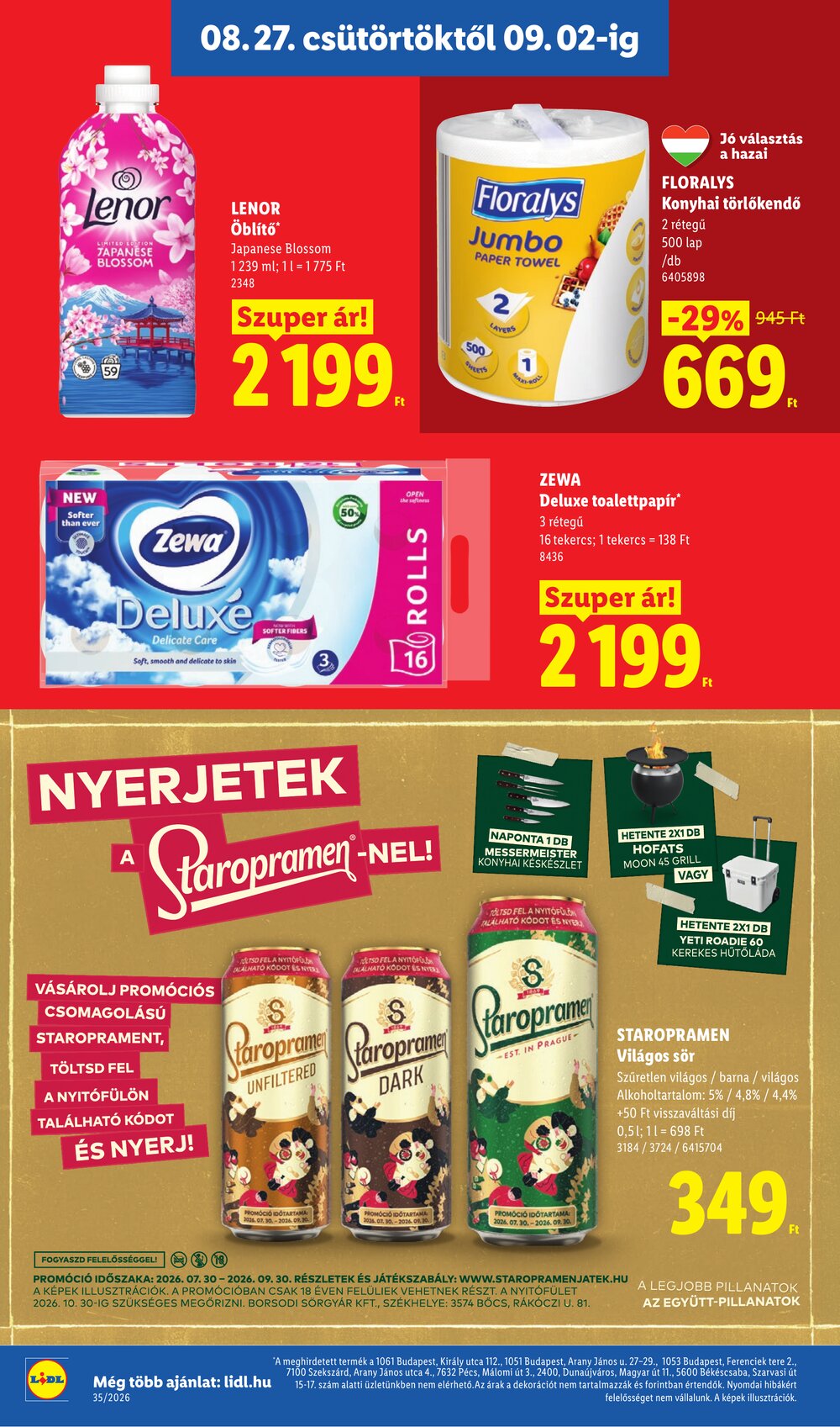 Lidl akciós újság 2026.08.27-től - 18. oldal.