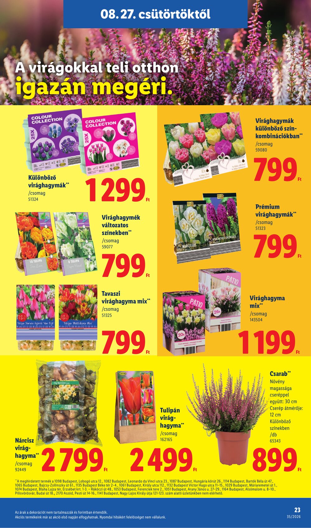 Lidl akciós újság 2026.08.27-től - 23. oldal.