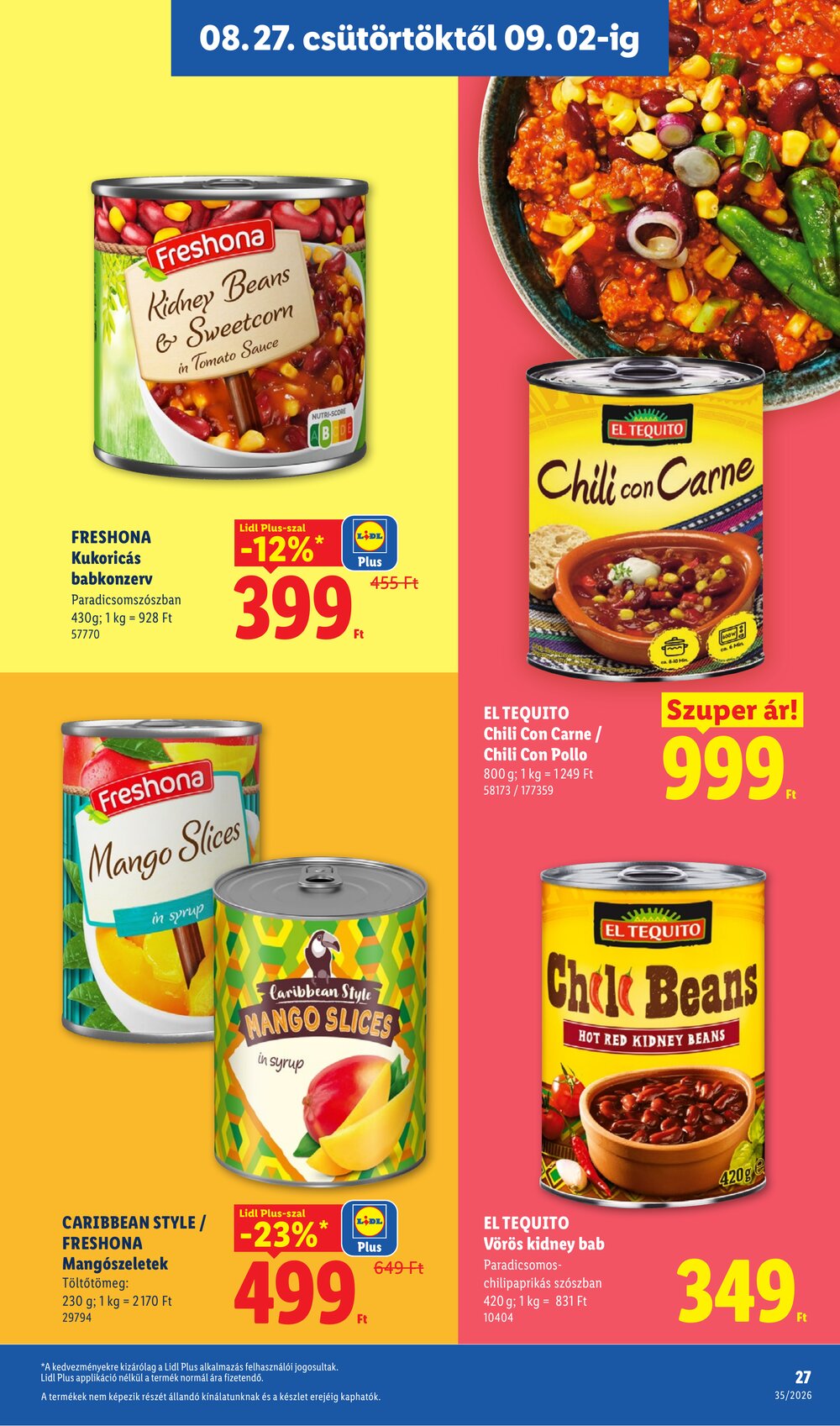 Lidl akciós újság 2026.08.27-től - 27. oldal.