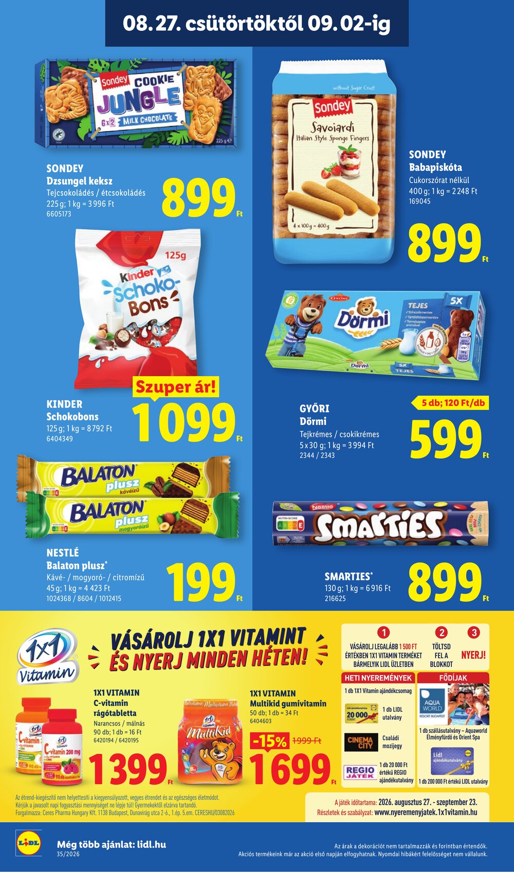 Lidl akciós újság 2026.08.27-től - 32. oldal.