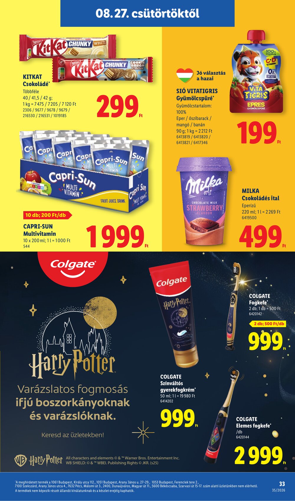 Lidl akciós újság 2026.08.27-től - 33. oldal.