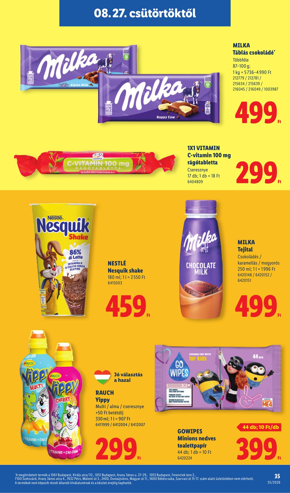 Lidl akciós újság 2026.08.27-től - 35. oldal.