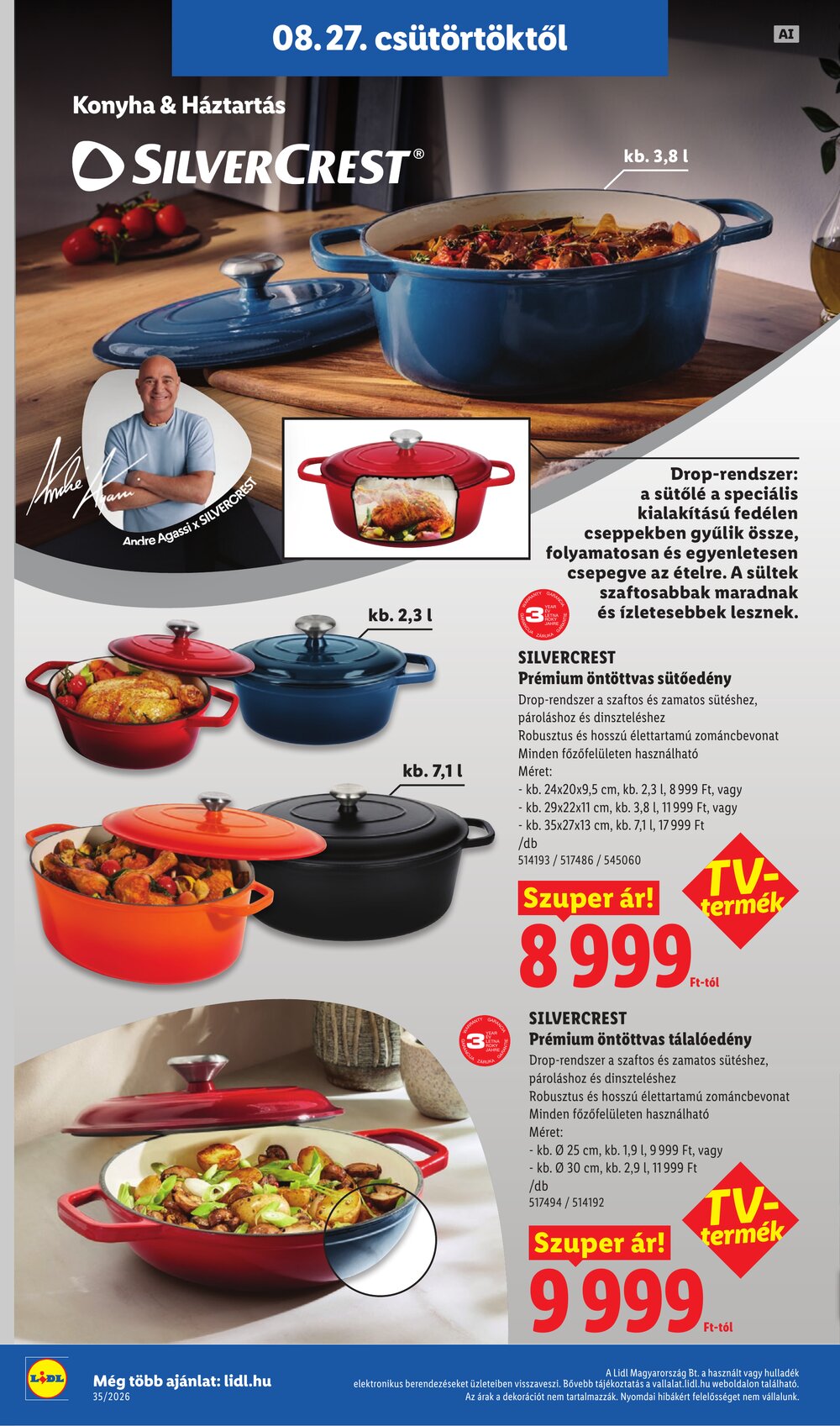 Lidl akciós újság 2026.08.27-től - 38. oldal.