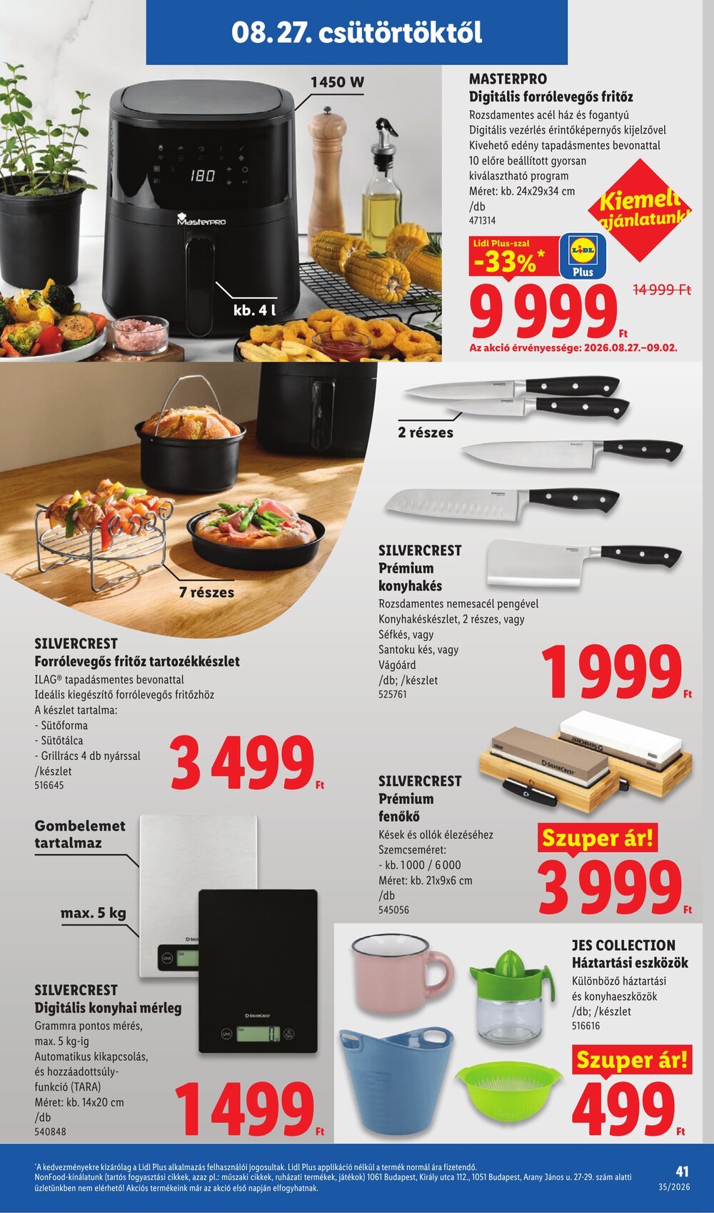 Lidl akciós újság 2026.08.27-től - 41. oldal.