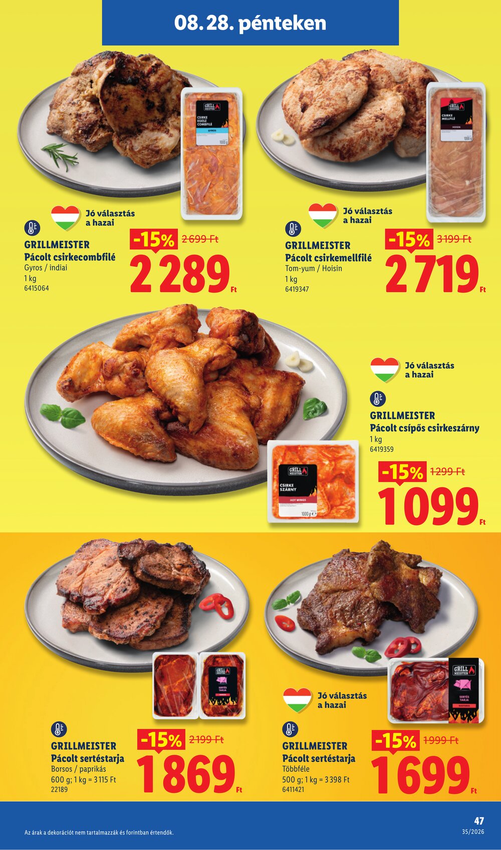 Lidl akciós újság 2026.08.27-től - 47. oldal.