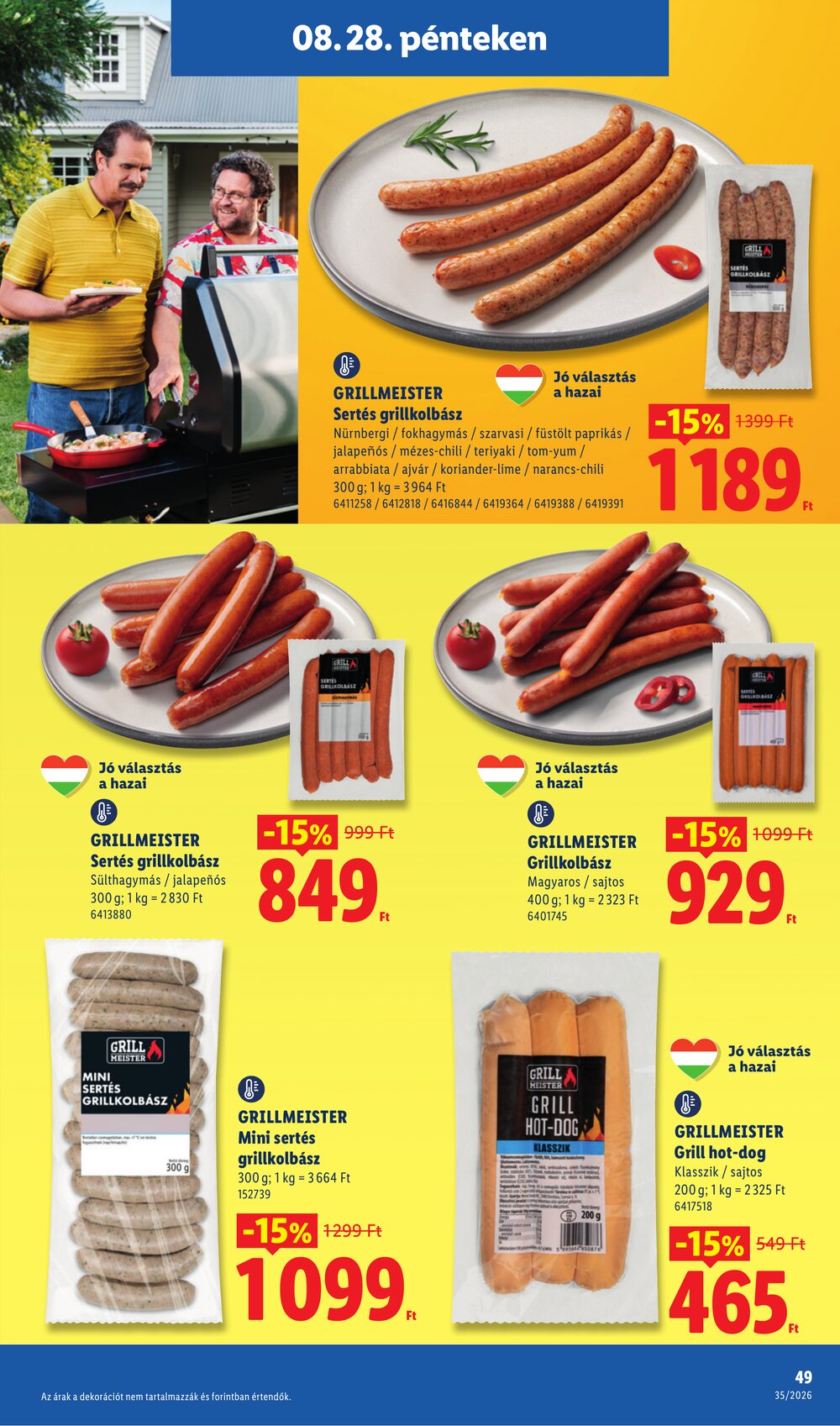 Lidl akciós újság 2026.08.27-től - 49. oldal.
