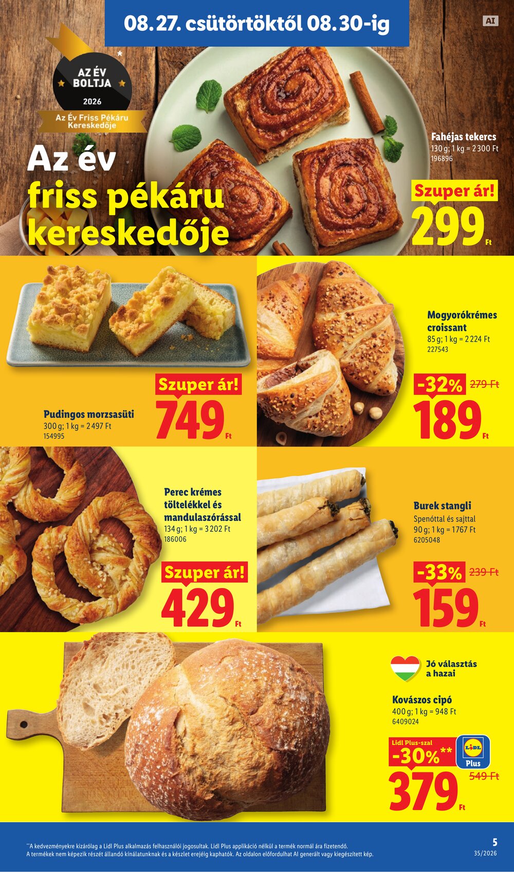 Lidl akciós újság 2026.08.27-től - 5. oldal.