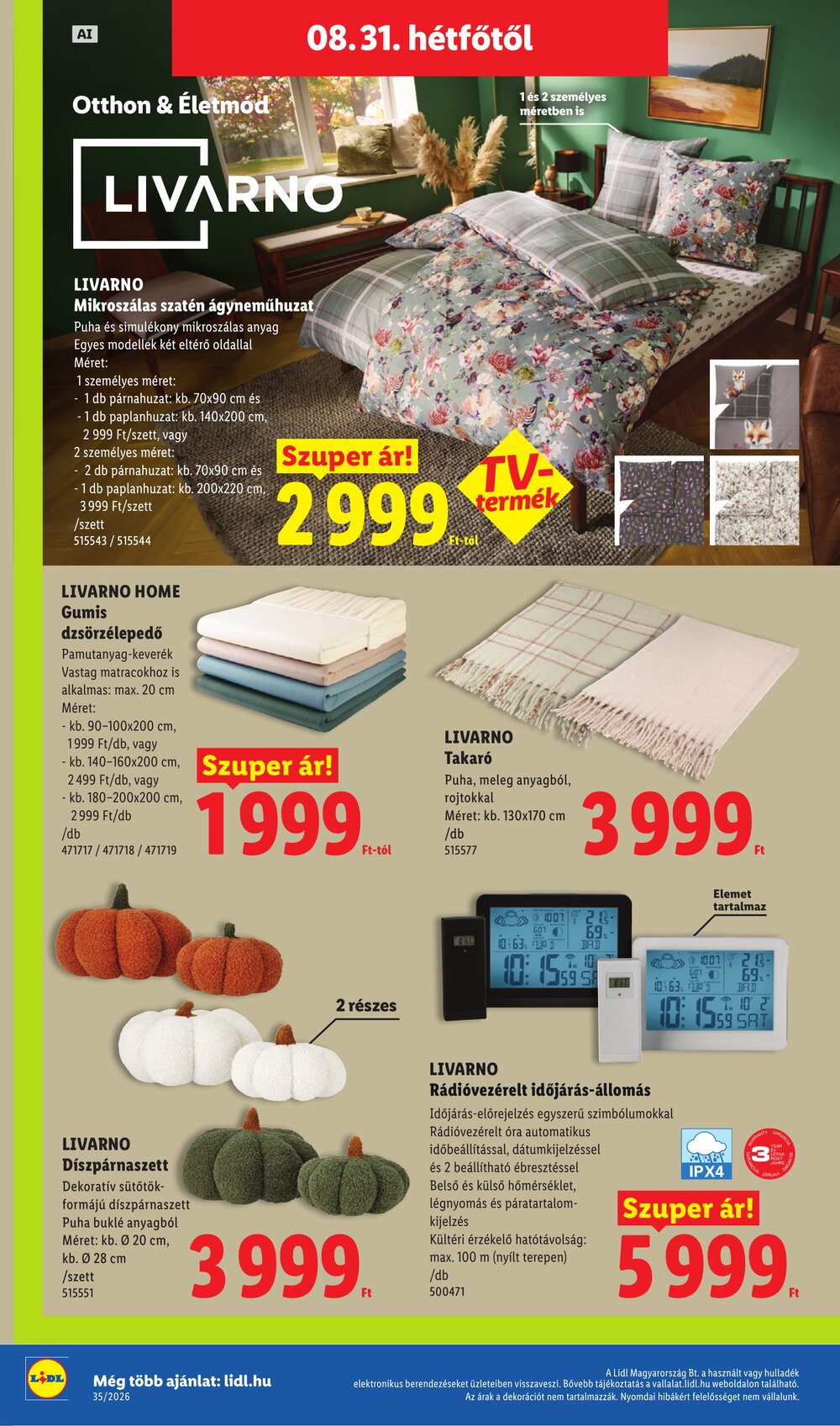 Lidl akciós újság 2026.08.27-től - 56. oldal.