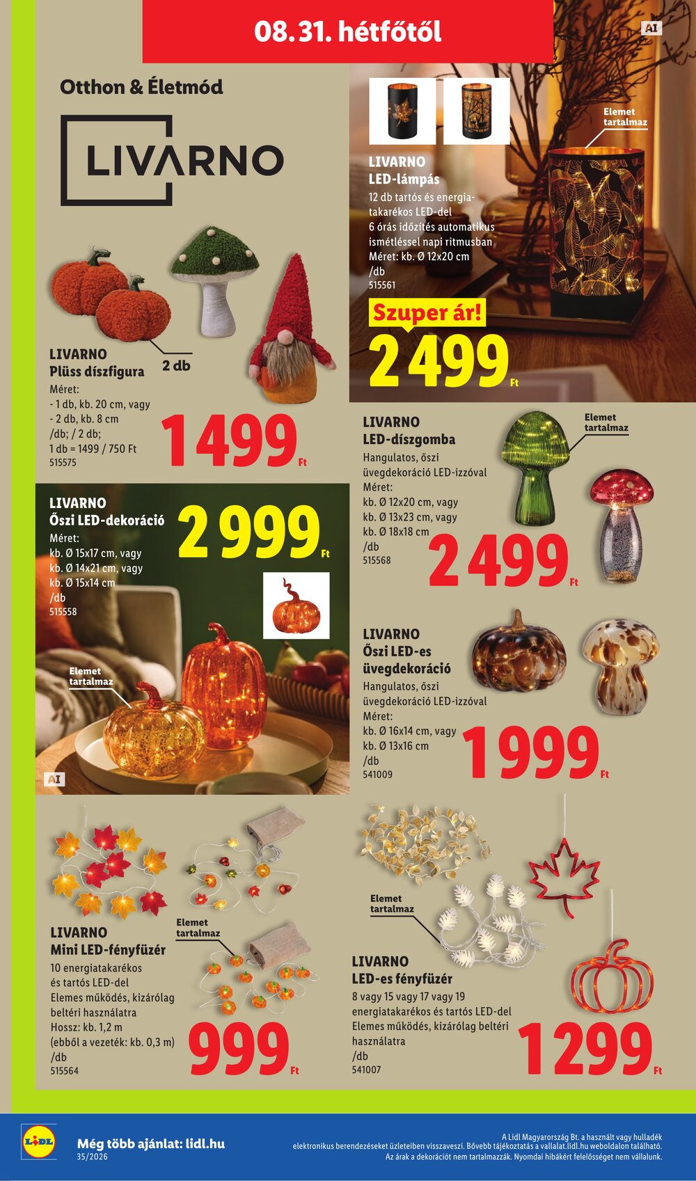 Lidl akciós újság 2026.08.27-től - 58. oldal.