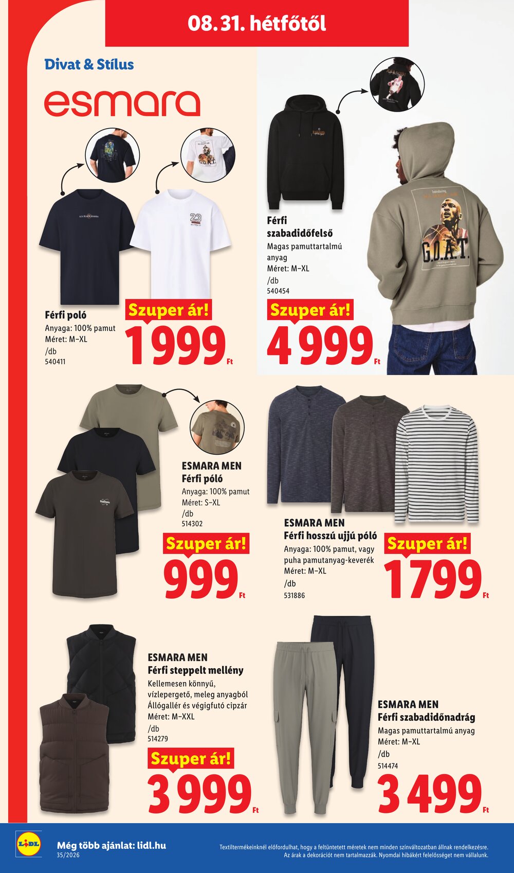 Lidl akciós újság 2026.08.27-től - 62. oldal.