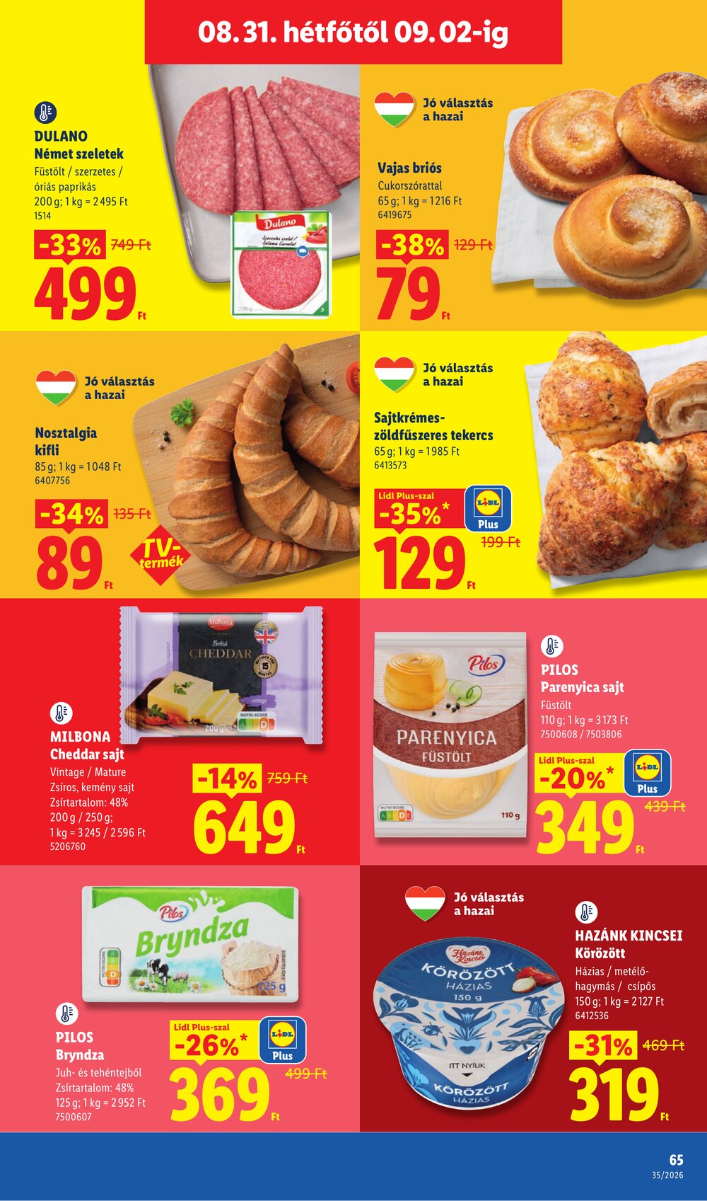 Lidl akciós újság 2026.08.27-től - 65. oldal.