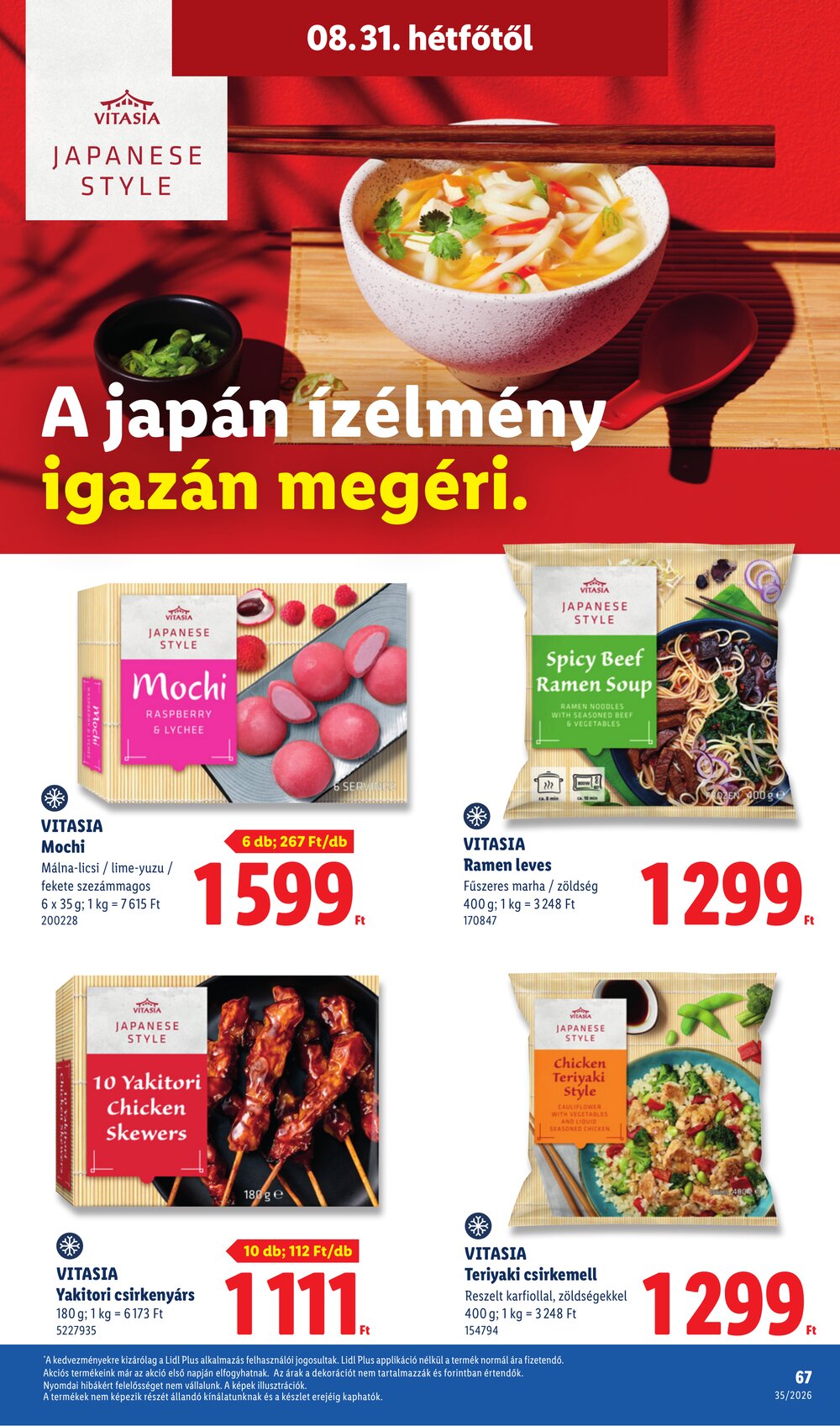 Lidl akciós újság 2026.08.27-től - 67. oldal.
