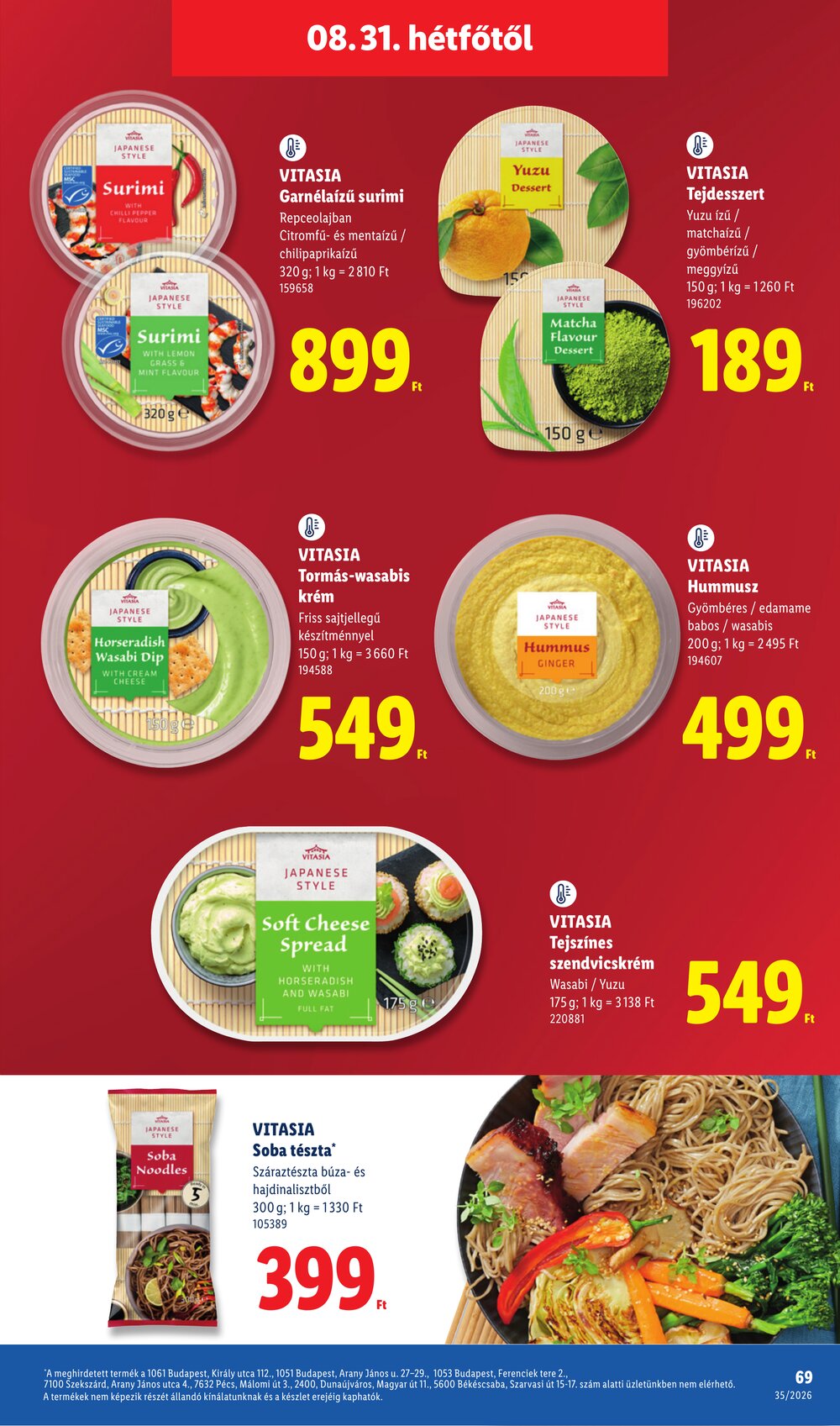Lidl akciós újság 2026.08.27-től - 69. oldal.