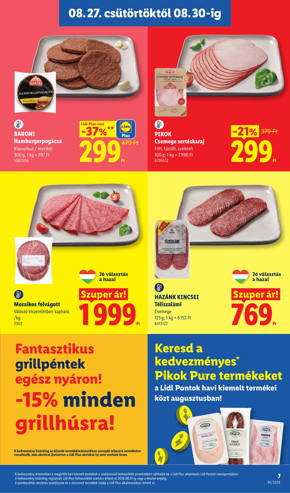 Lidl akciós újság 2026.08.27-től - 7. oldal.