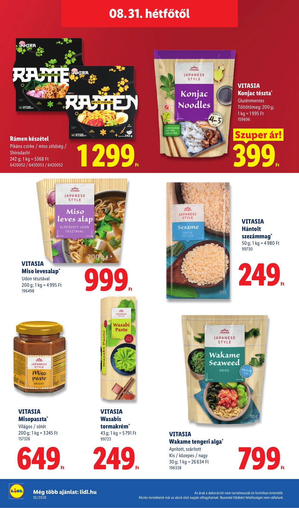 Lidl akciós újság 2026.08.27-től - 70. oldal.