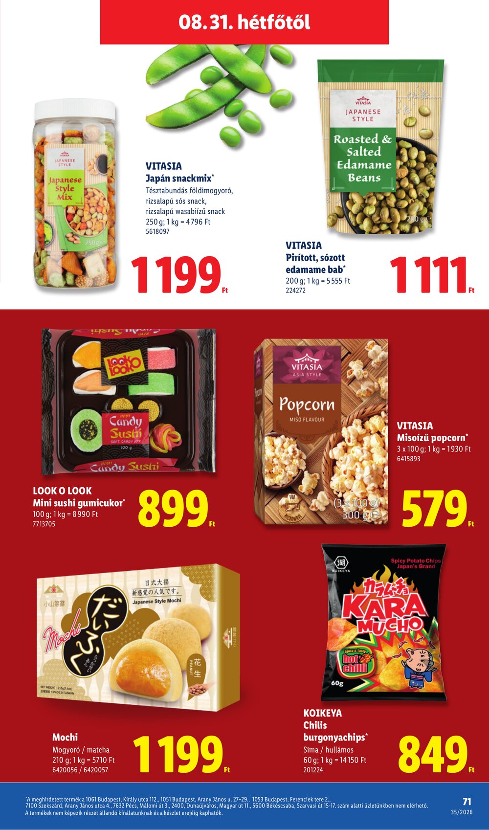 Lidl akciós újság 2026.08.27-től - 71. oldal.