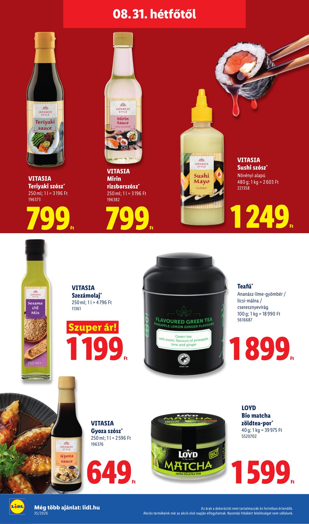 Lidl akciós újság 2026.08.27-től - 72. oldal.