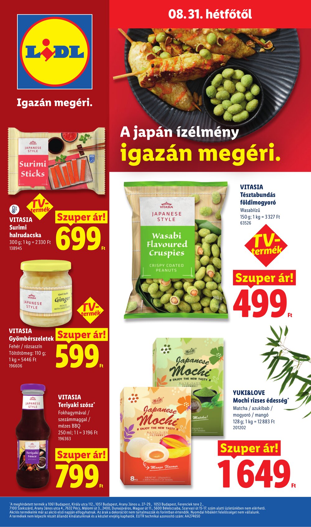 Lidl akciós újság 2026.08.27-től - 74. oldal.