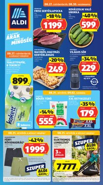 Aldi akciós újság 2026.08.27-től