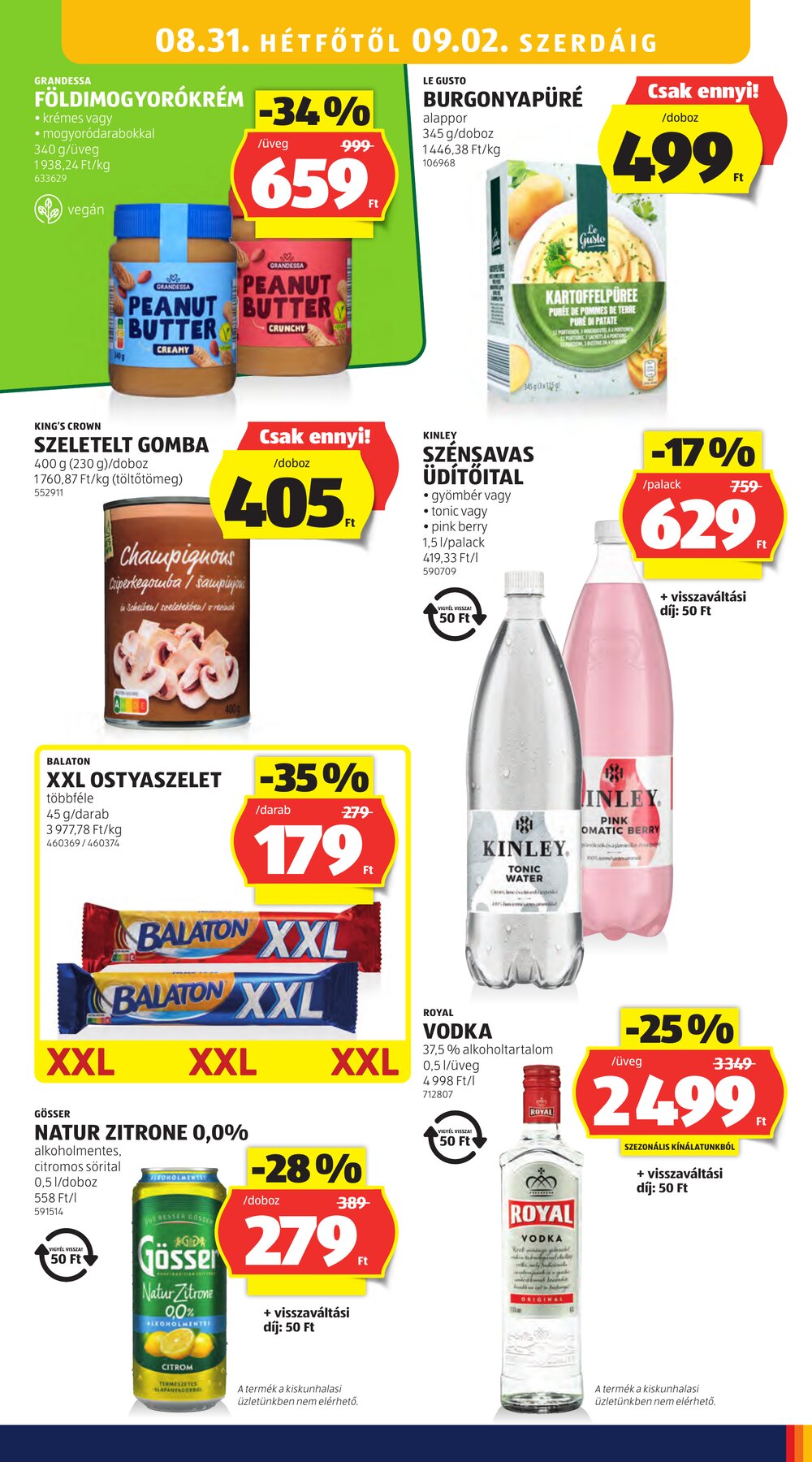 Aldi akciós újság 2026.08.27-től - 37. oldal.
