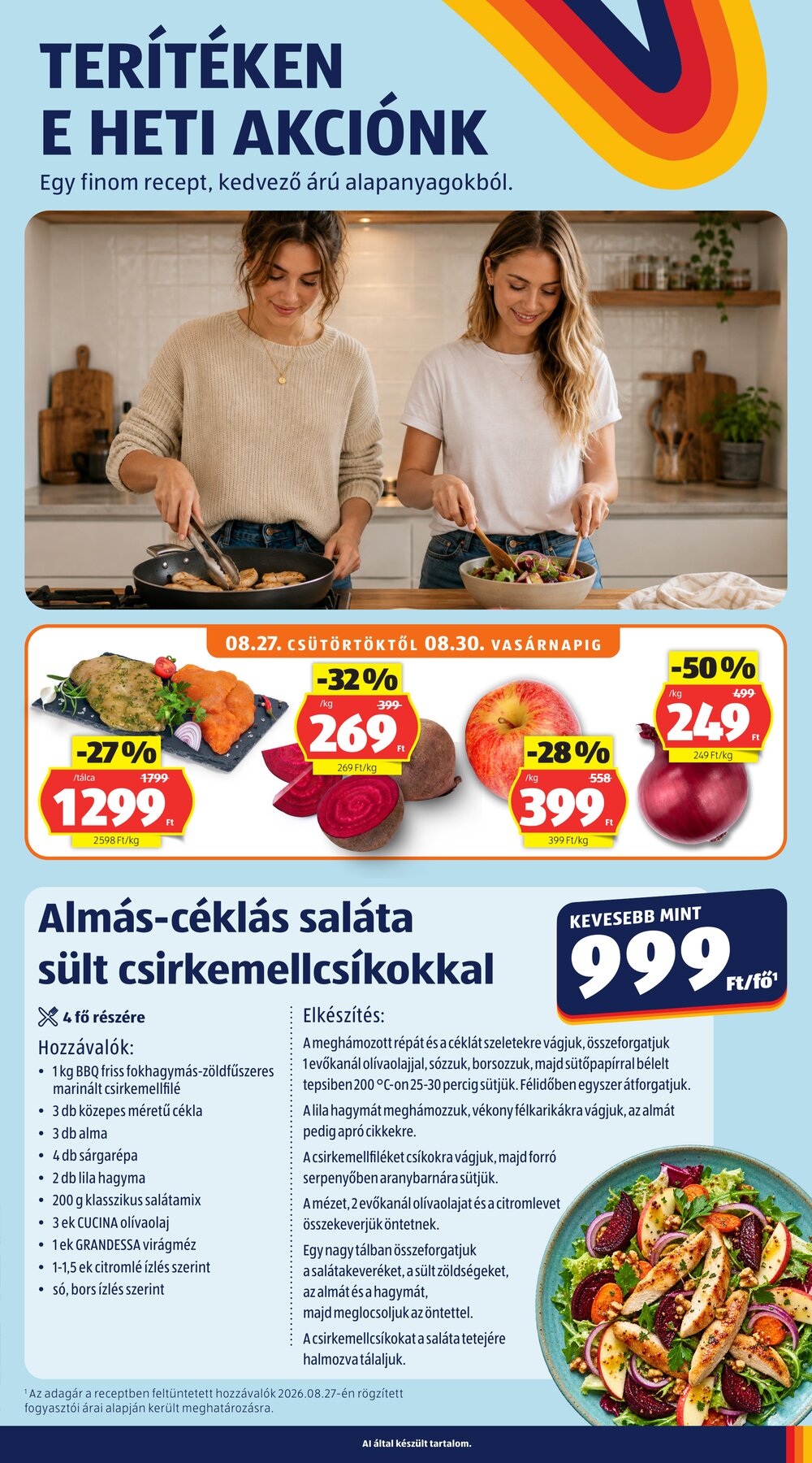 Aldi akciós újság 2026.08.27-től - 39. oldal.