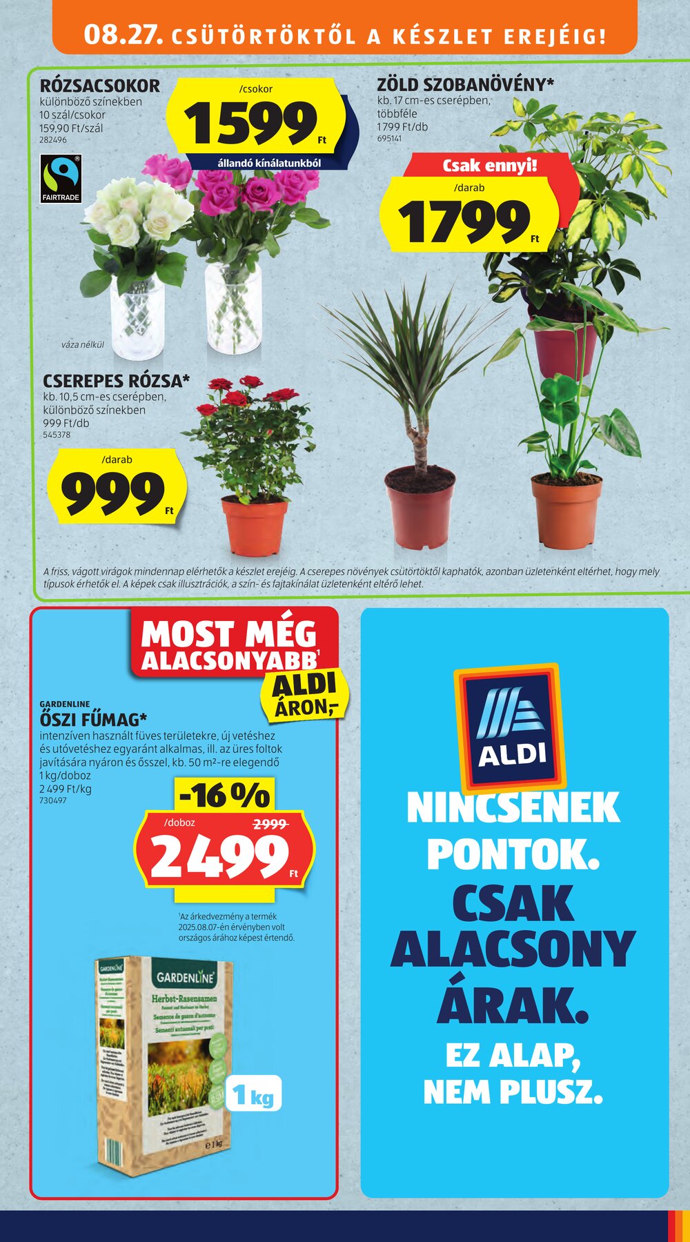 Aldi akciós újság 2026.08.27-től - 41. oldal.
