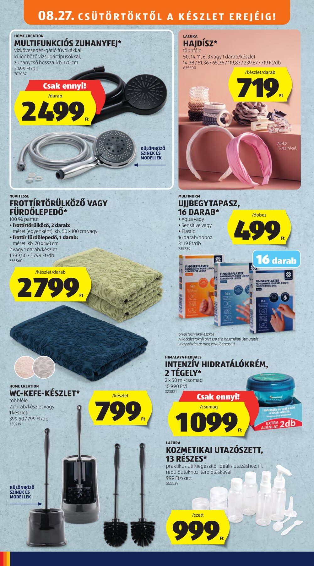 Aldi akciós újság 2026.08.27-től - 44. oldal.