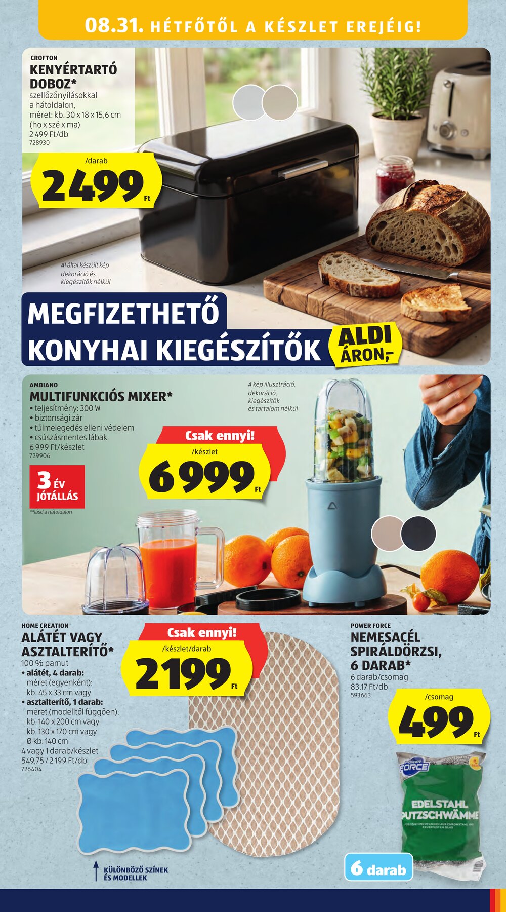Aldi akciós újság 2026.08.27-től - 45. oldal.
