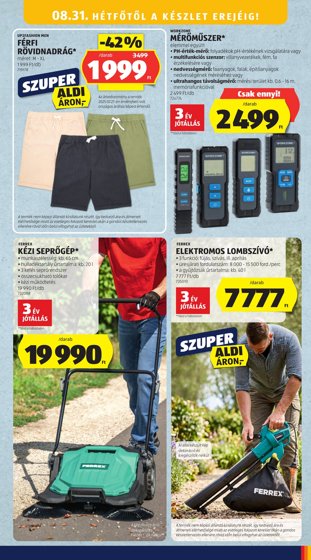 Aldi akciós újság 2026.08.27-től - 47. oldal.