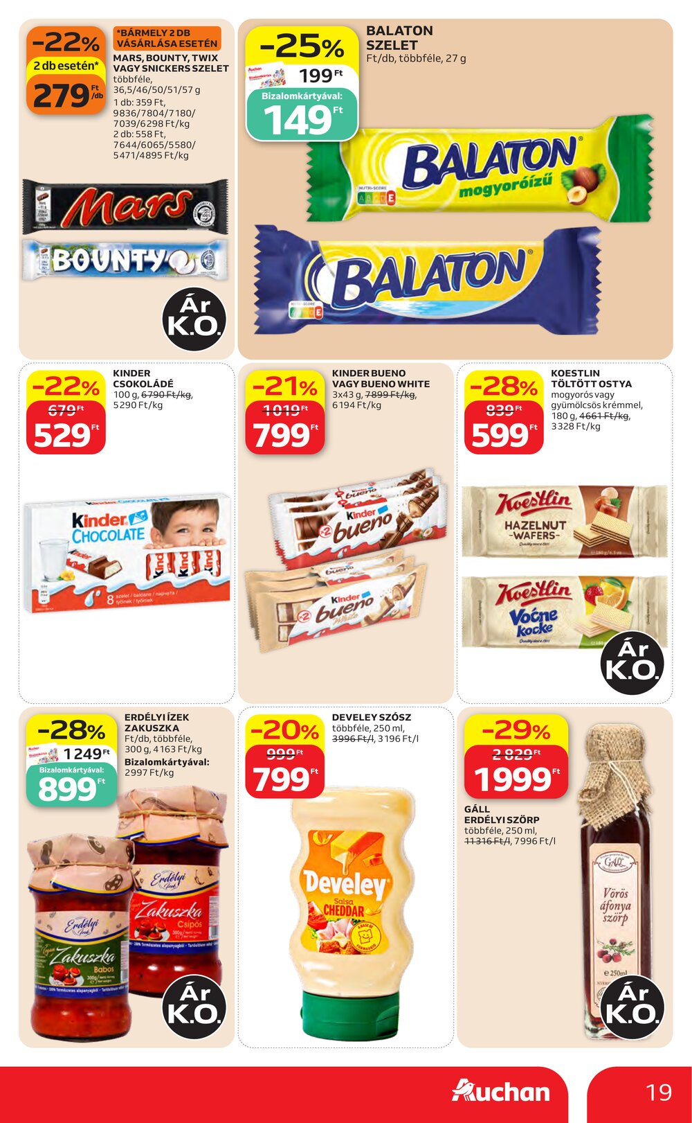 Auchan akciós újság 2026.08.27-től - 19. oldal.