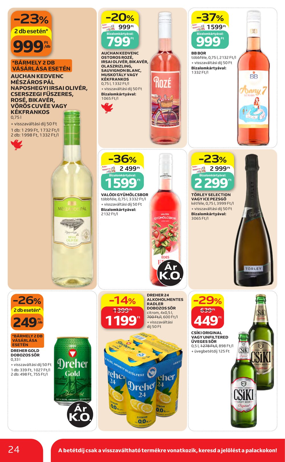 Auchan akciós újság 2026.08.27-től - 24. oldal.