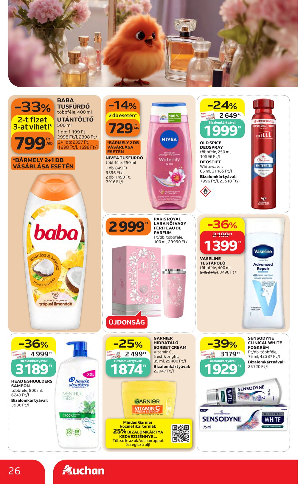 Auchan akciós újság 2026.08.27-től - 26. oldal.