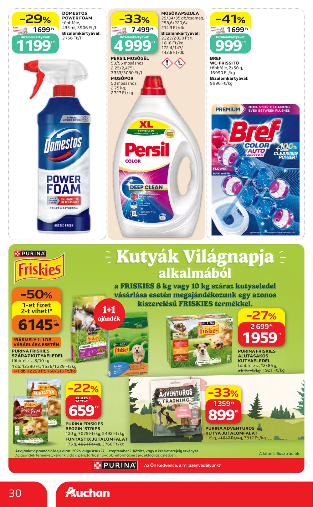 Auchan akciós újság 2026.08.27-től - 30. oldal.