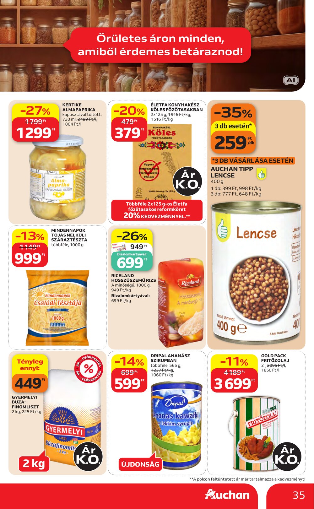 Auchan akciós újság 2026.08.27-től - 35. oldal.
