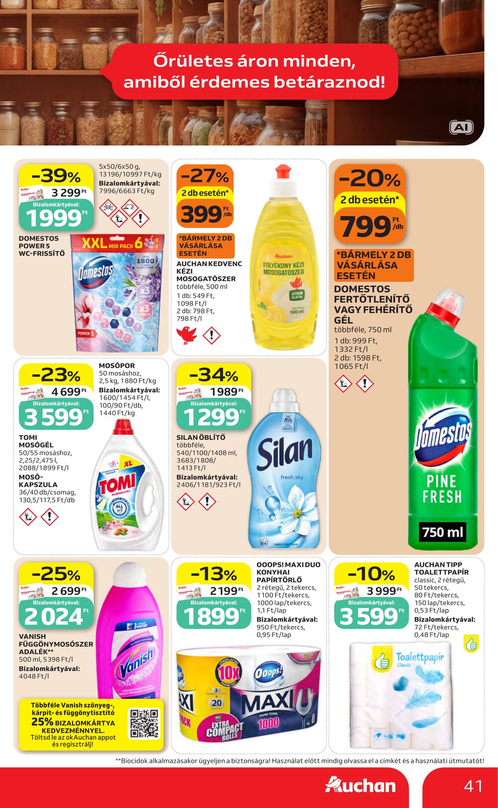 Auchan akciós újság 2026.08.27-től - 41. oldal.