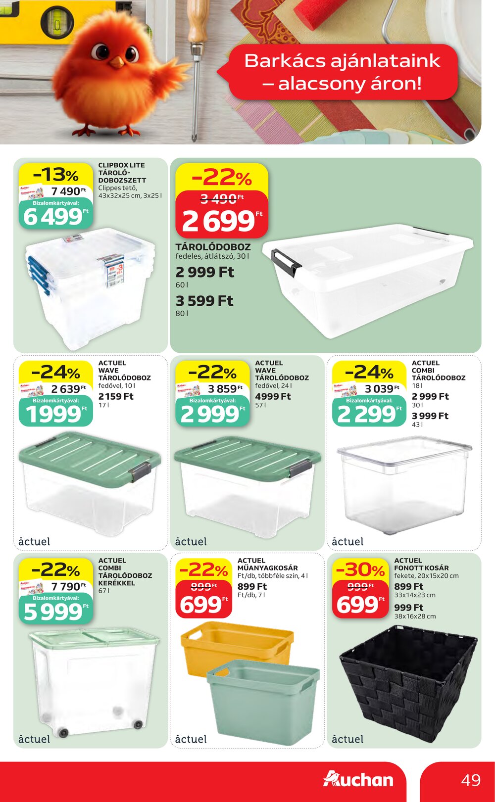 Auchan akciós újság 2026.08.27-től - 49. oldal.