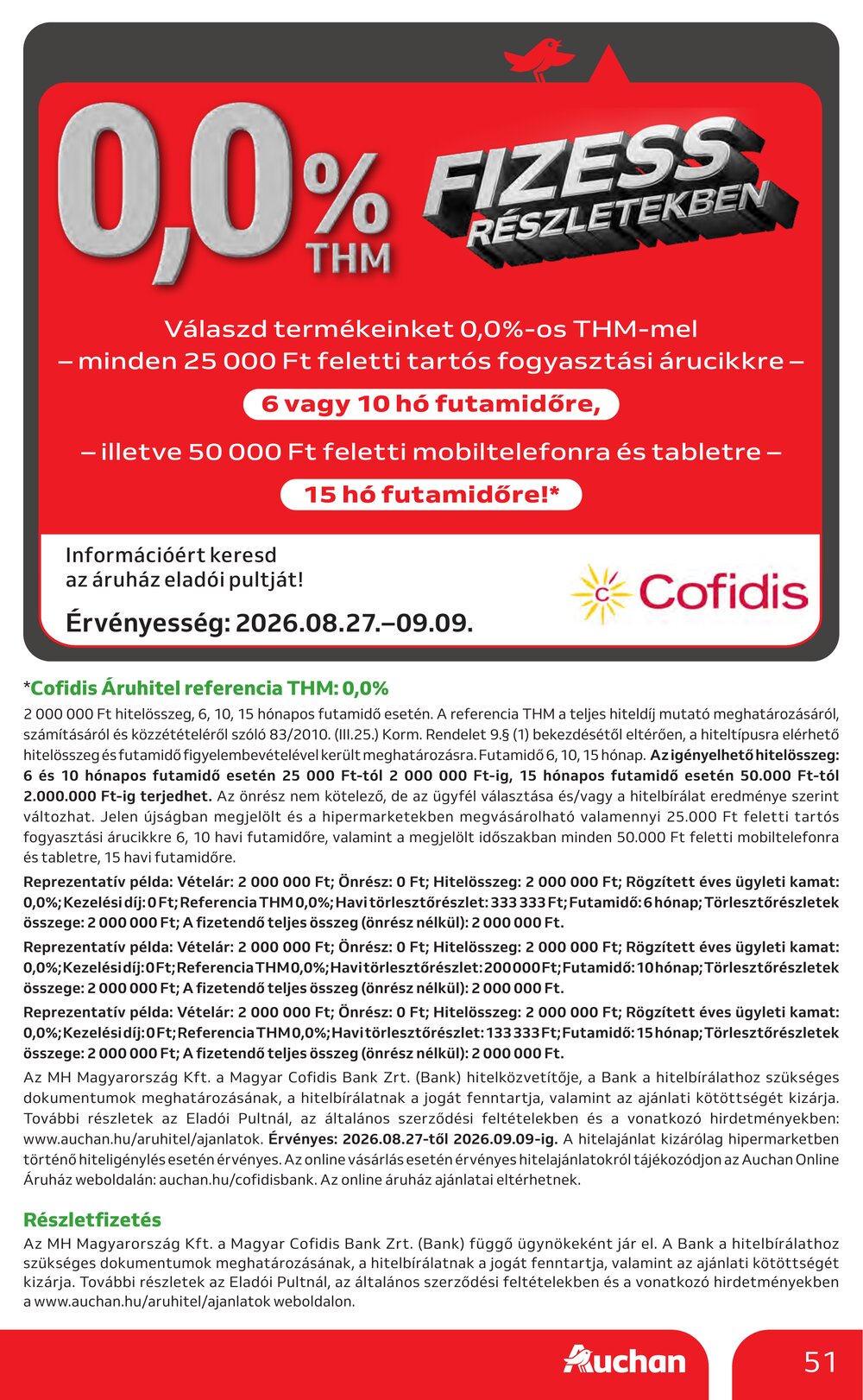 Auchan akciós újság 2026.08.27-től - 51. oldal.