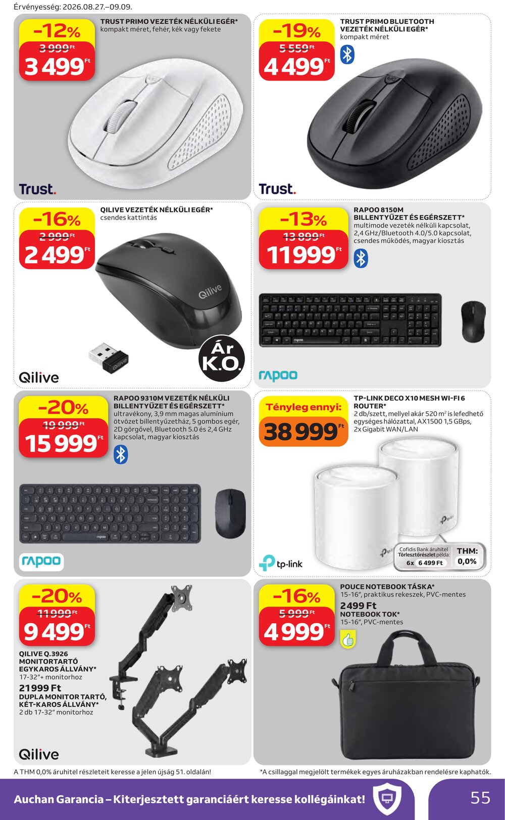 Auchan akciós újság 2026.08.27-től - 55. oldal.