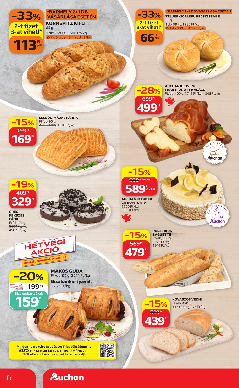 Auchan akciós újság 2026.08.27-től - 6. oldal.