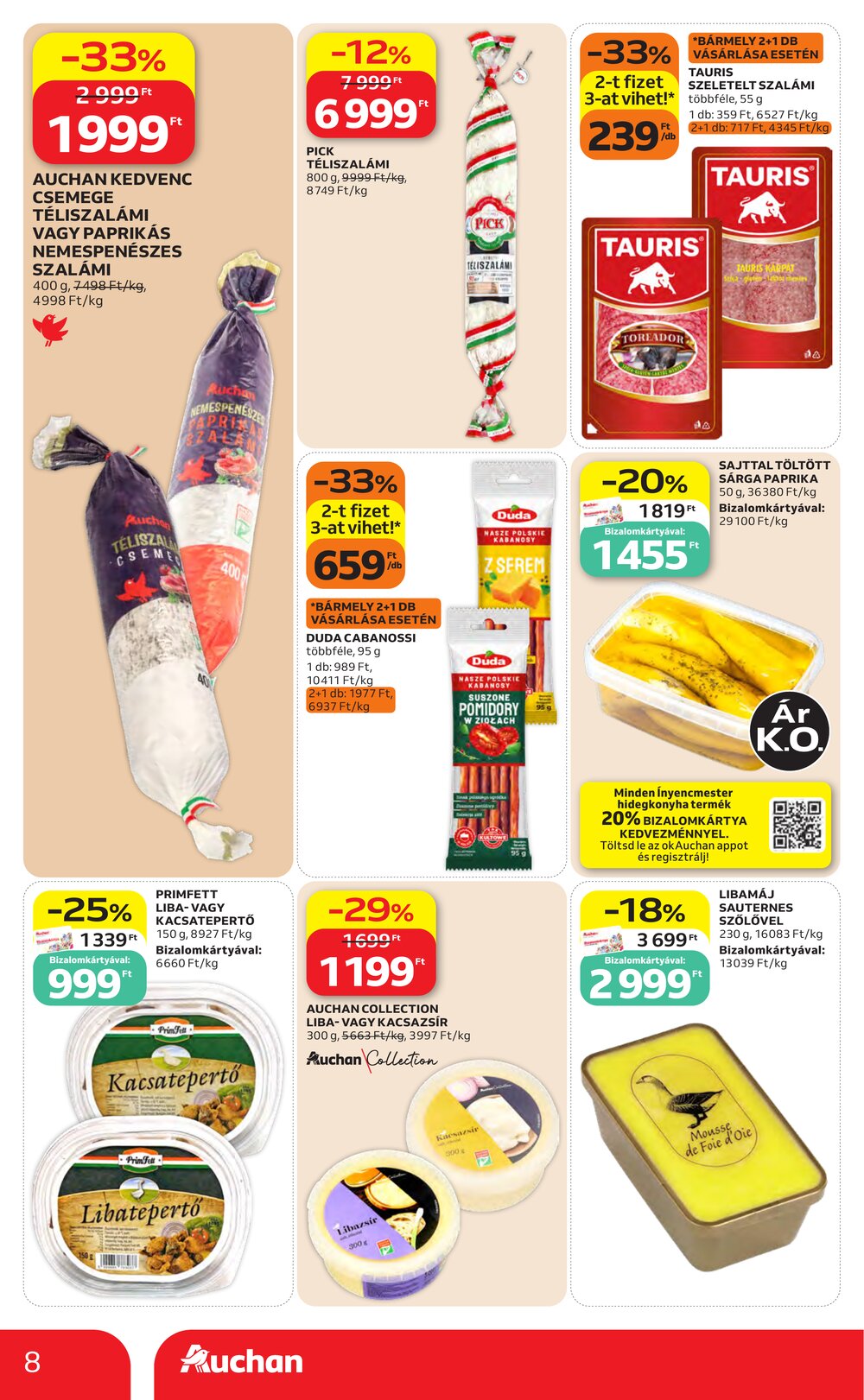 Auchan akciós újság 2026.08.27-től - 8. oldal.